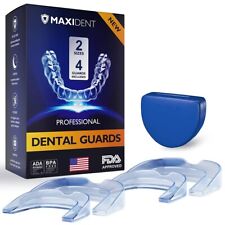 Mouth Guard 2 Sizes, Pack of 4 for Teeth Grinding Clenching Bruxism Sport picture