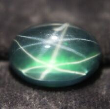 21.20 Ct Certified 6 Rays Green Star Natural Sapphire Cabochon Loose Gemstones picture