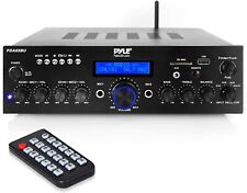 Pyle Wireless Bluetooth Power Amplifier System 200W Dual Channel Sound Audio picture