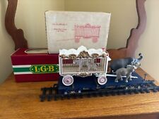 LGB 4060 Limited Edition Wilson Bros,Circus Flat Car & cage wagon, elephants picture