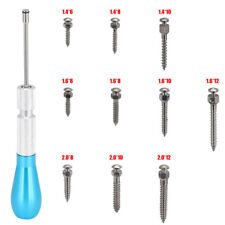 Dental Orthodontic Micro Implants Mini Screw Self-Drilling 10 Size & 1pc Handle picture