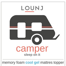 RV Camper Mattress Memory Foam Pad Topper King Double/Full Bunk Queen Short  picture