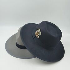 vintage feather fedora for men heart top hat special type felt hat jazz hat picture