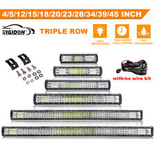 3 Rows 4-45 Inch LED Work Light Bar 20