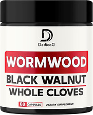 Wormwood Capsules with 12 Herbs Blended Black Walnut Leaves, Ginger Root, Turmer picture