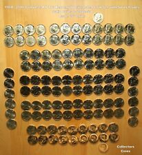 1964 - 2023 Kennedy Half P&D 126 Coin COMPLETE Uncirculated & Satin Set wSilver picture