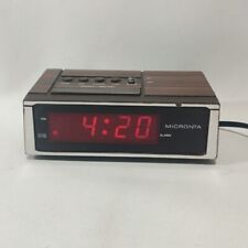 Vintage Micronta Alarm Clock Model # 63-829 Fully Tested And Functional picture