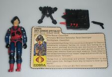 1984 Vintage GI Joe ARAH Cobra Scrap Iron 3.75 Figure Accessories *99% Complete picture