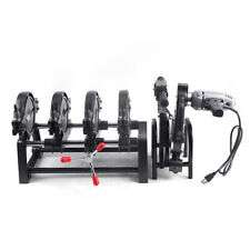 HDPE PP PE Butt Fusion Welding Machine Manual Piping Pipe Fusion Welder 4 Clamps picture