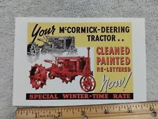 McCormick Deering Farm Advertising International Harvester Photo Postcard Size picture