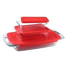 Pyrex Easy Grab Bake & Store Glass Storage Value Pack, 6-Piece US picture