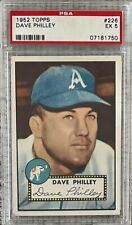 1952 Topps Dave Philley #226 Philadelphia Athletics PSA 5 EX picture