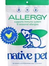 Native Pet Dog Allergy Chews – Natural Dog Skin Allergies Treatment-120ct    201 picture