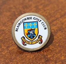 BLAIRGOWRIE GOLF CLUB  Brass Golf Ball Marker with Stem   Vintage  HTF picture
