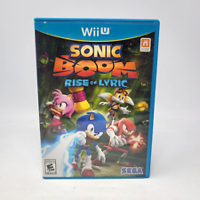 Sonic Boom Rise of Lyric (Nintendo Wii U 2014) Case & Game Tested Working picture