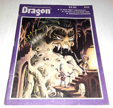 DRAGON magazine #55 Nov 81, D&D AD&D TSR complete with Adventure Module - VG picture