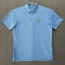 Peter Millar Polo Shirt Mens Blue Medium Torrey Pines 121st US Open Golf Polo M picture