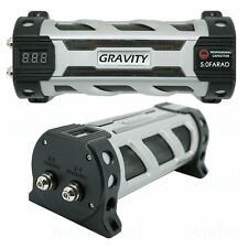 Gravity 5 Farad Capacitor  Audio  UP TO 6000 Watts Power 12V Car Digital Power picture
