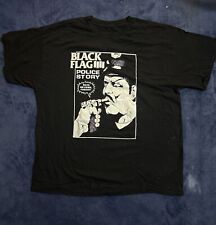 Black Flag Shirt XL Vintage  Records Rare Police Story Punk Misfits picture