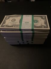 100 ($2) TWO DOLLAR BILLS UNCIRCULATED SEQUENCIAL - 2017A CONSECUTIVE ORDER picture