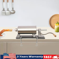4L Electric Meat Sausage Stuffer Maker Commercial Home Filler Horizontal  picture