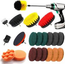 14/22x Drill Brush Attachment Set Multi Purpose Deep Cleaning Kit Power Scrubber picture