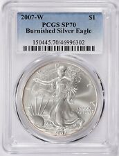 2007 W Burnished Silver Eagle PCGS SP70  picture