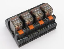 4x coupling relay SCHRACK ZG450024 plug-in relay 24V DC 4W 5A with ZG78700 socket picture