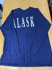 Vintage Spirit Activewear Alaska Made In USA Long Sleeve Mens Size XL 23pit2pit picture