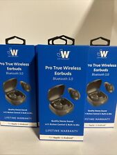 (4)Just Wireless True Wireless Earbuds Bluetooth 5.0 w/Touch Control New New picture