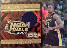 2000-01 Topps Gold Label NBA Finals Derek Fisher Game Used Jersey picture