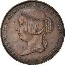 [#971254] Coin, Spain, Isabel II, 25 Centimos, 1854, Madrid, Prueba - Essai, AU picture