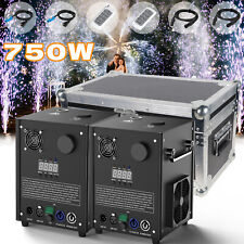 2X Cold Spark Machine 750W Stage Effect DMX Firework DJ Wedding with Flight Case picture