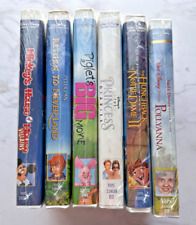 New (Lot of 6) VHS Movies~ Mickey's ...Villians, Piglet's Big Movie, Never Land picture
