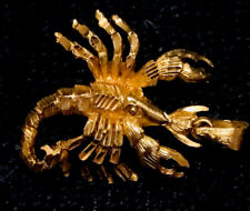 Vintage 14k Lobster or Scorpion Pendant, Beautiful Metalwork Design picture