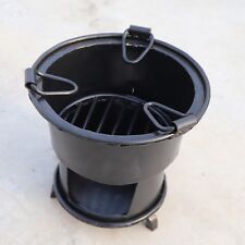 Antique Cooking Coal wood burning fire pit Sigri Stove made of heavy iron sheet picture