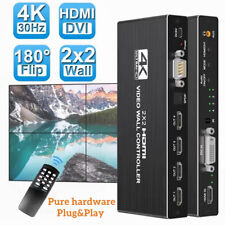 4K HDMI Video Wall Controller 2x2 HDMI DVI Video Multi Video Screen Processor  picture