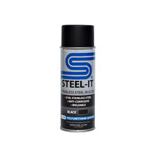 Steel-it Black Stainless Steel pigmented Paint - Polyurethane - 14oz Spray Can picture