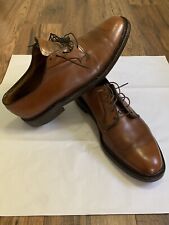 Florsheim Imperial Brown Cats Paw Derby Leather Shoes 93603 Plain Toe Size 11.5 picture