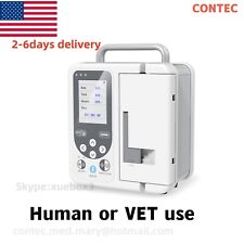 Portable Volumetric Infusion Pump IV Fluid Flow Control LCD Alarm Human / VET US picture