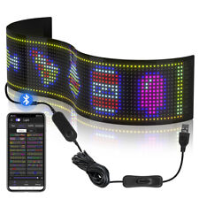 LED Matrix Pixel Panel Bluetooth APP USB 5V Flexible Addressable RGB Graffiti picture