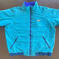 Vintage LL Bean Warm Up Jacket XL Lined 90s Made in USA Green Beautiful Purple picture
