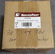 Trane- Service First CTR02583 Contactor 3 Pole 75 Amp 120 VAC NEW IN BOX picture