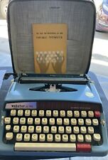Vintage Webster XL-747 Portable Typewriter.  Very Clean, Well Kept, Working. picture