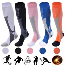 5Pairs Compression Socks Knee High Running Sport Long Stockings Ankle 30-40 mmhg picture