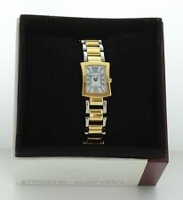 VINTAGE PIERRE CARDIN LADIES TWO TONE  WRIST WATCH 68032TT NEW OLD STOCK picture