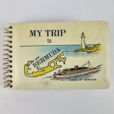 1967 Bermuda Vacation Vintage Scrapbook Postcards Journal Entries Sight Seeing picture