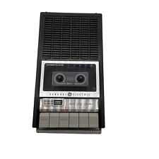 Vintage General Electric Portable Cassette Recorder Model No. 3-5096B Black picture