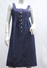 Vintage 70s Chambray Sun Dress By Andrea Gayle Boho Retro Cottagecore Grannycore picture