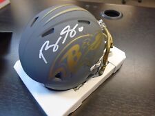 Roquan Smith Signed Slate Baltimore Ravens Mini Helmet Beckett Cert picture